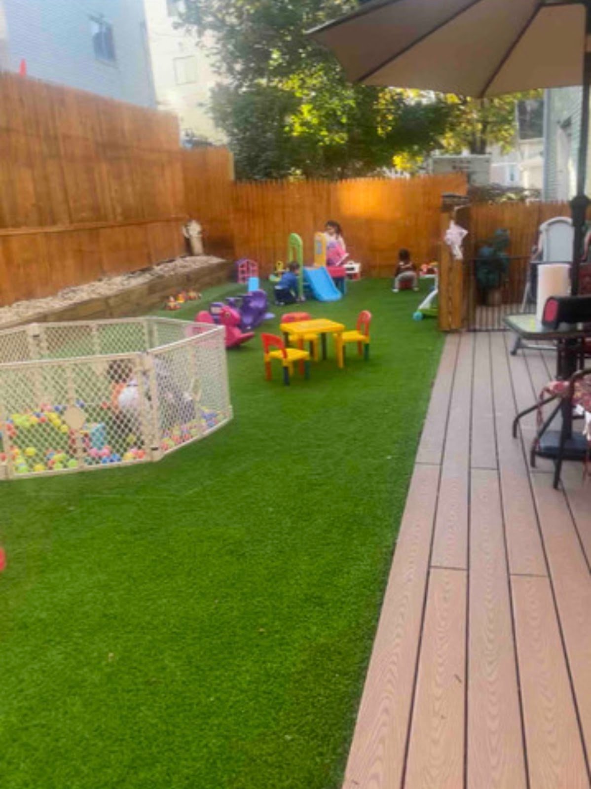 Yubelkis Tavarez Daycare Outdoor Play Area