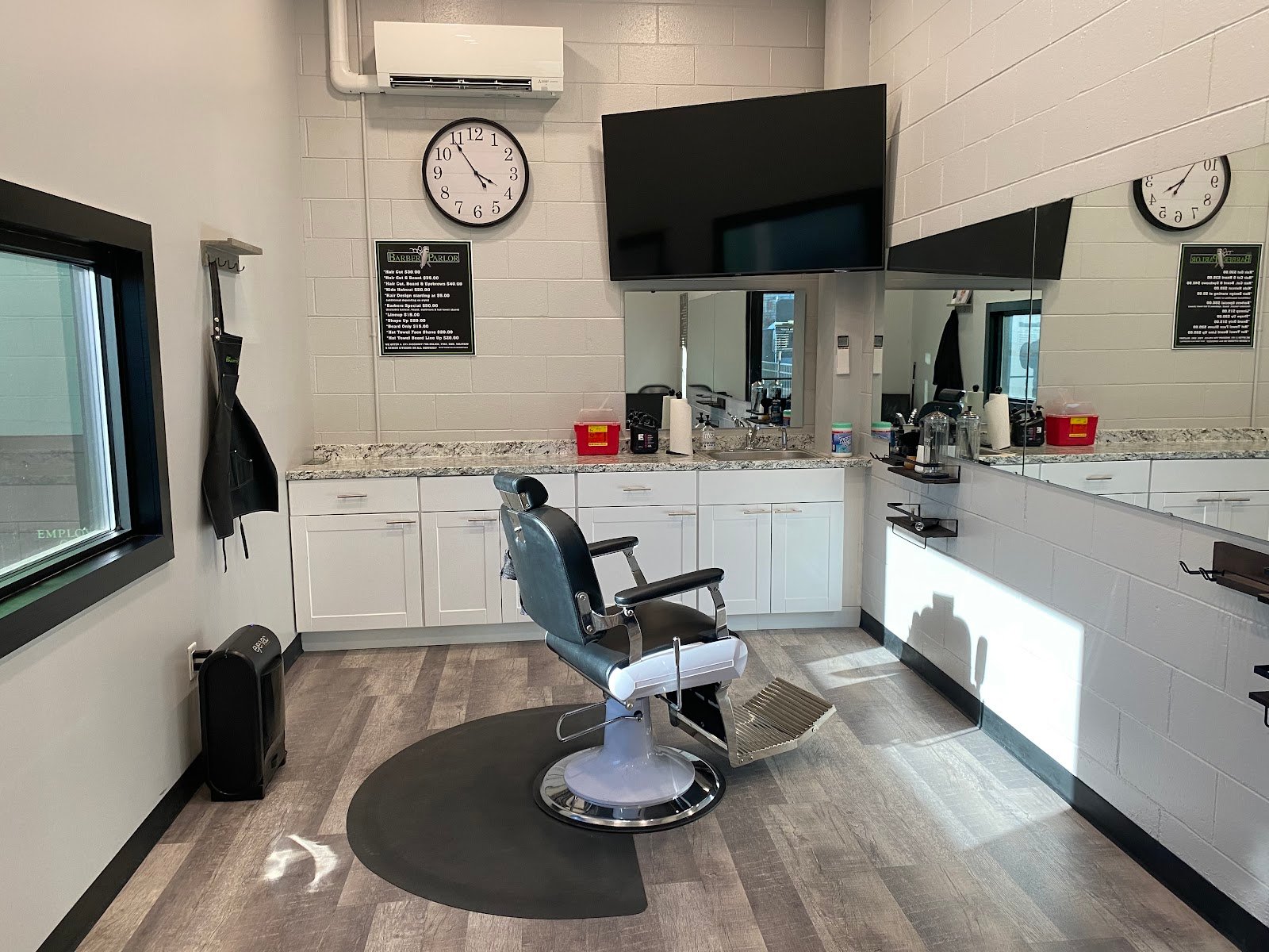 The Barber Parlor Styling Stations