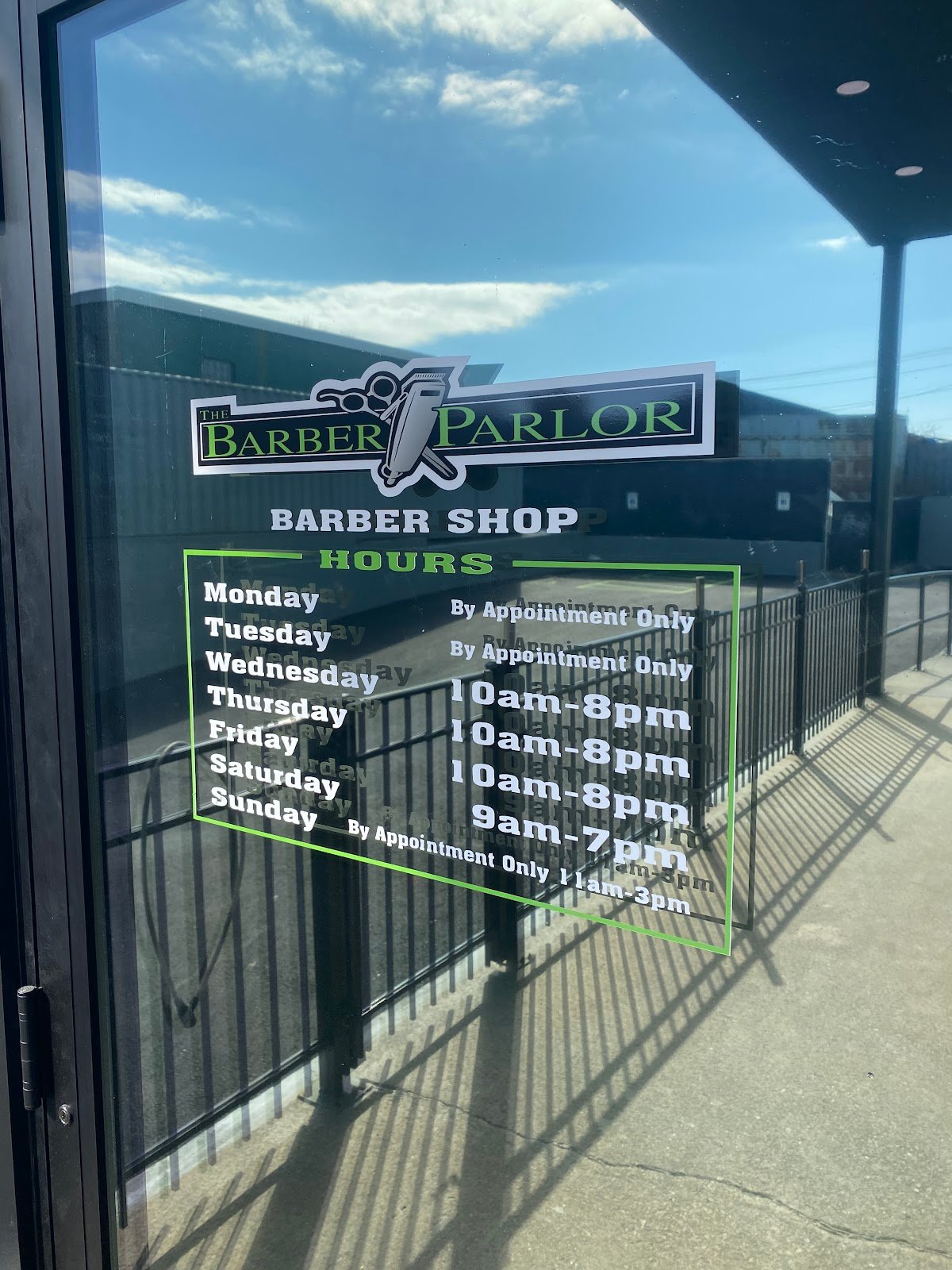 The Barber Parlor Salon Storefront